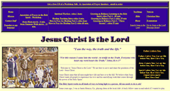 Desktop Screenshot of jesuschrististhelord.com